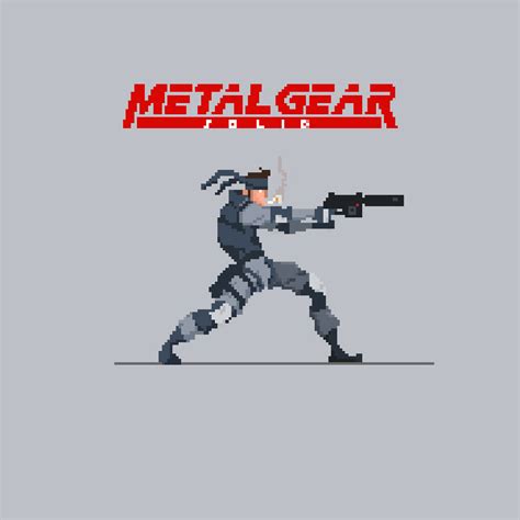 metal gear solid pixel art